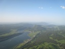 Le lac Brenet en haut à gauche du lac de Joux