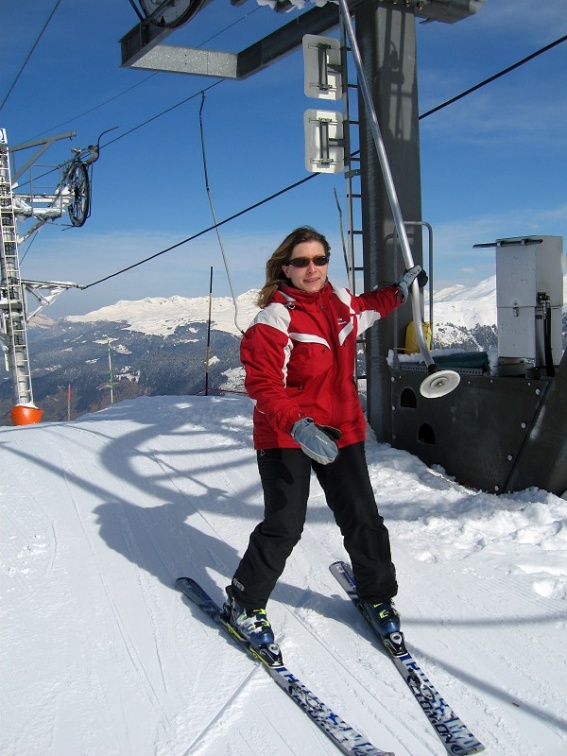ski courchevel katia